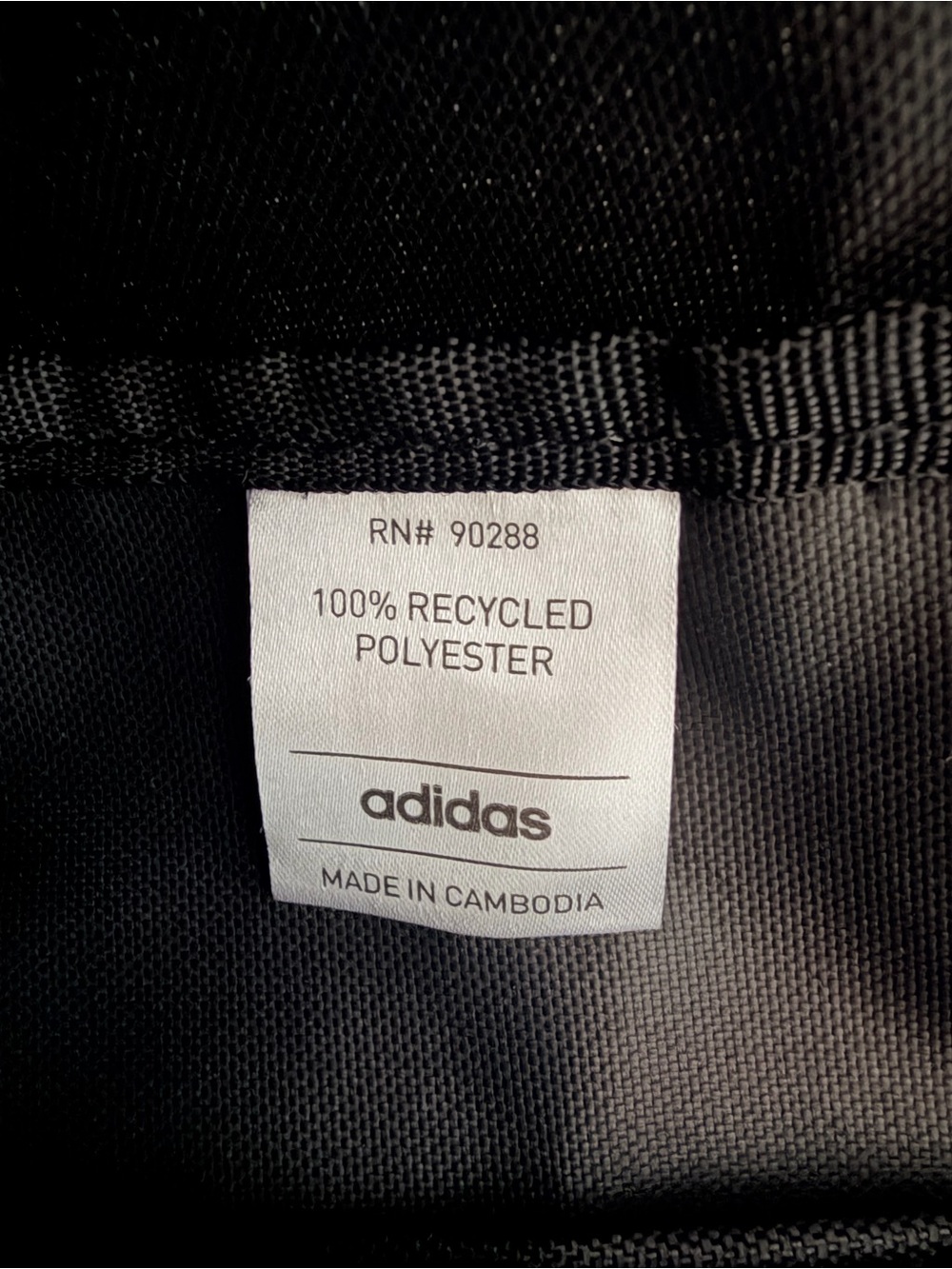 adidas Black Everyday Tote with Front Pocket - Picture 4 of 4
